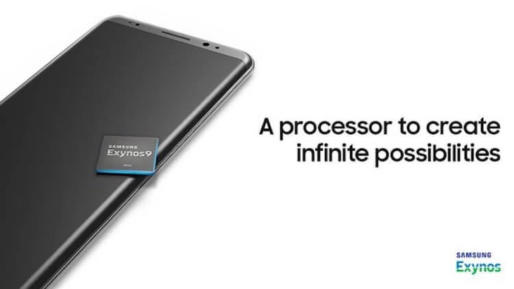 Samsung засветила Galaxy Note 8 в рекламе процессора. Фото.