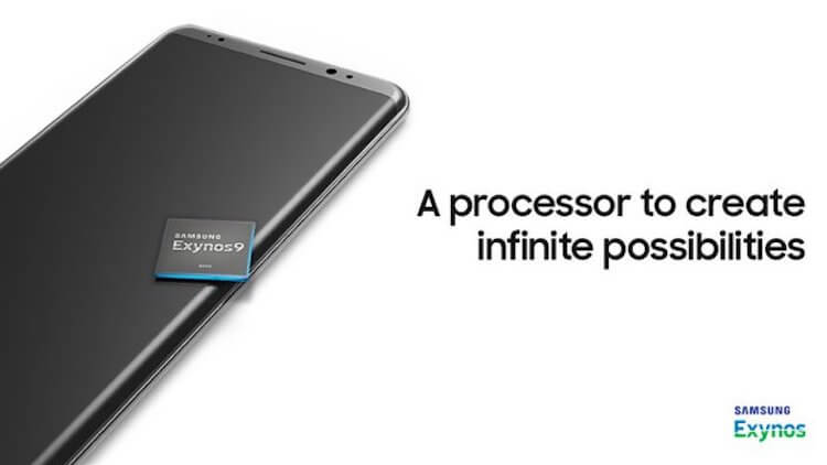 Samsung засветила Galaxy Note 8 в рекламе процессора.. Фото.