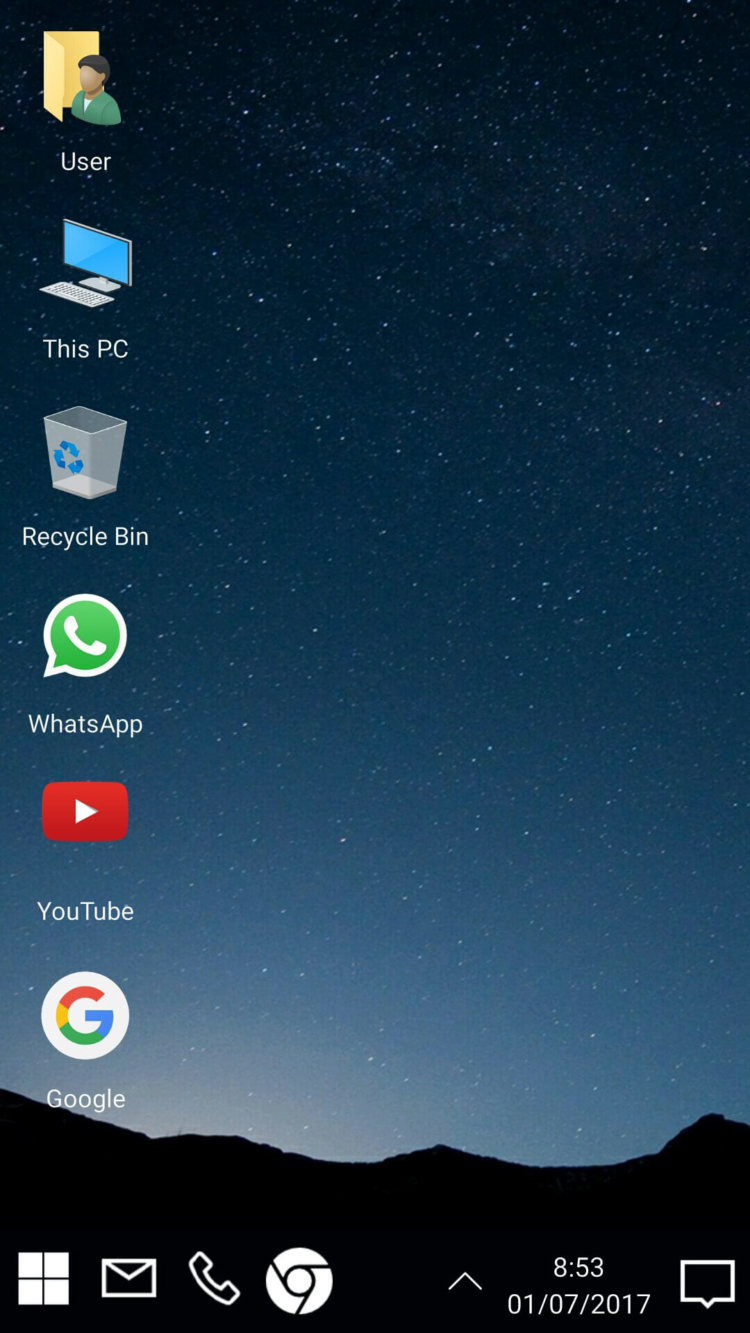 Как превратить Android в Windows 10? Фото.