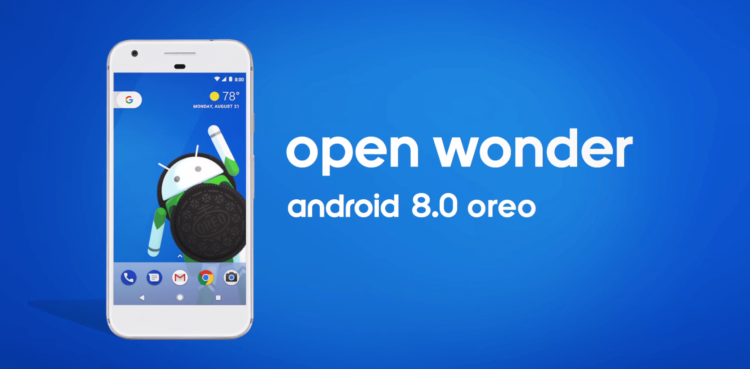 Официально: Android 8.0 Oreo (обновлено). Фото.