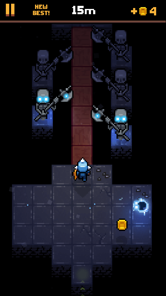 Redungeon — хардкорный раннер в восьмибитном стиле. Фото.