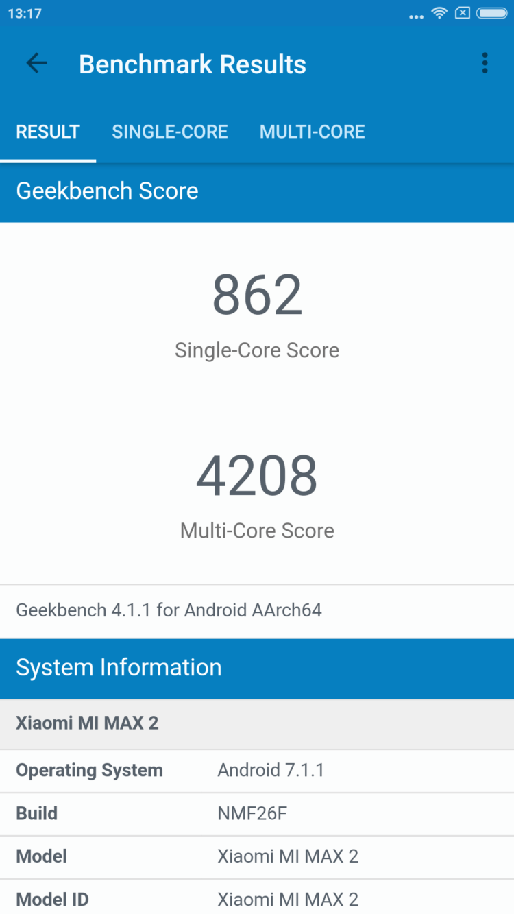 Обзор: Xiaomi Mi Max 2 — большой, как…. Неплохая, но не выдающаяся производительность. Фото.