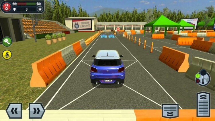Car Driving School Simulator действительно напомнит уроки вождения. Фото.