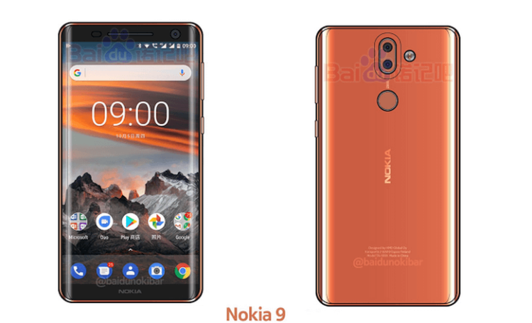 Пресс-рендеры подтверждают инновационный дизайн Nokia 9. Фото.