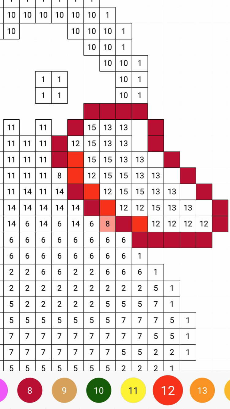 Sandbox — приятные раскраски по номерам. Фото.