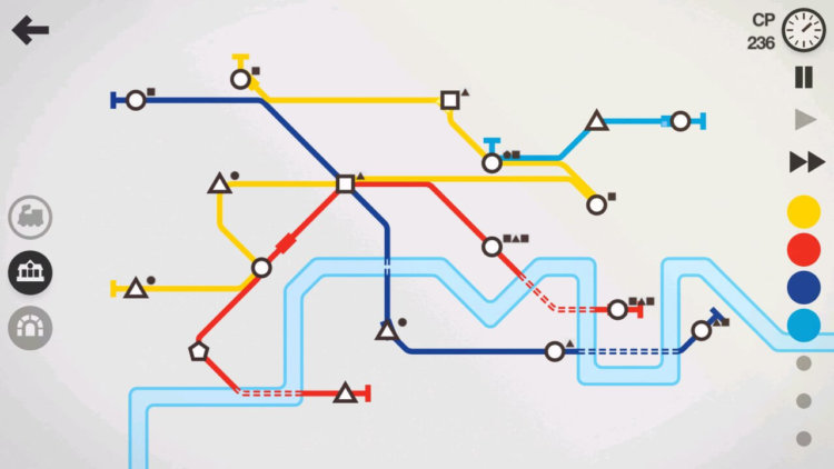 Mini Metro: одна из лучших игр за последние несколько лет. Фото.