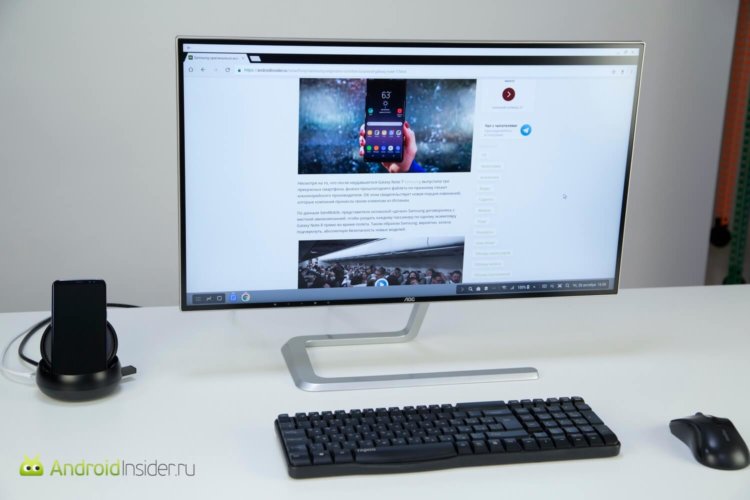 Видеообзор: Samsung DeX — правильный интерфейс на большом экране. Фото.