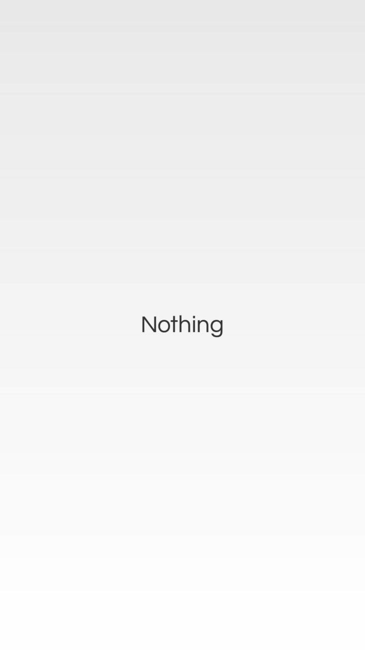 Nothing — обзор самого минималистичного приложения. Nothing — обзор самого минималистичного приложения. Фото.