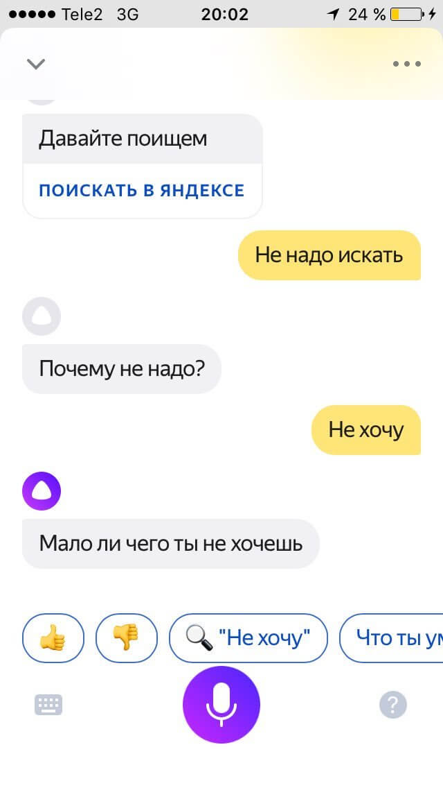 #Алиса: как ассистент Яндекса удивляет пользователей. Фото.