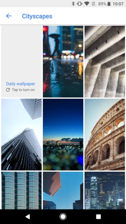 Google обновила Wallpapers, добавив новые категории и обои Pixel 2. Фото.