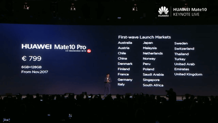 Huawei Mate 10 — первое впечатление от новинки. Сколько стоит и когда можно будет купить. Фото.