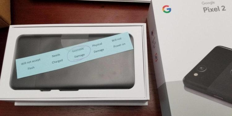 Google продает даже те смартфоны, которые не прошли проверку качества. Фото.