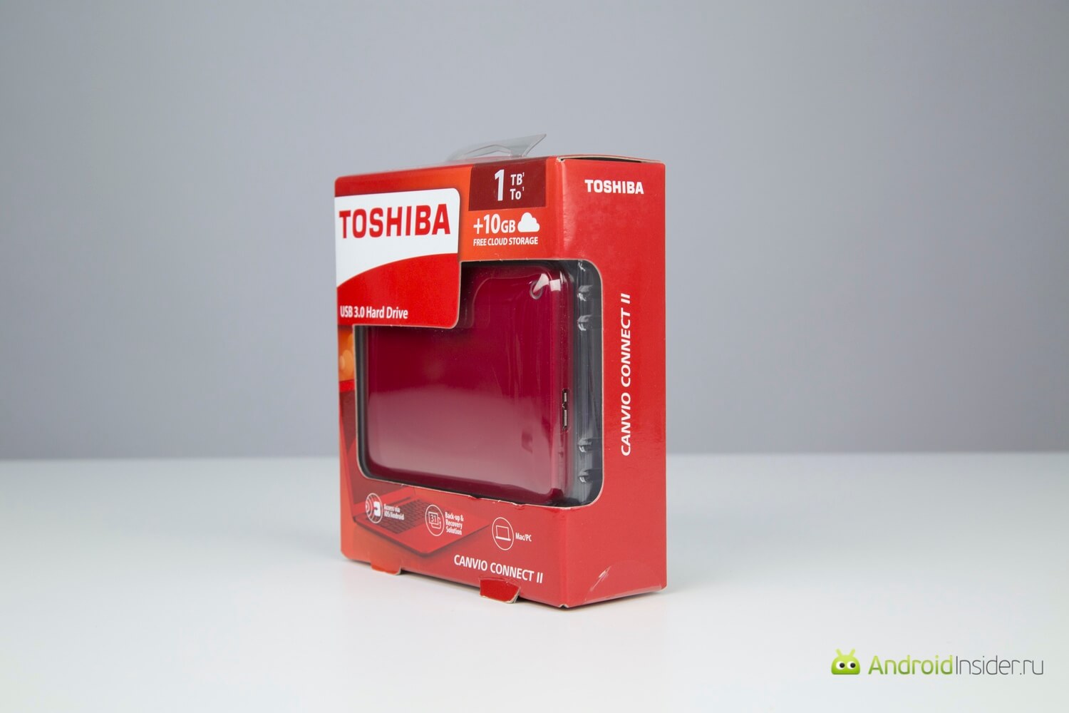 Toshiba Canvio Connect II: не совсем обычный жесткий диск. Фото.