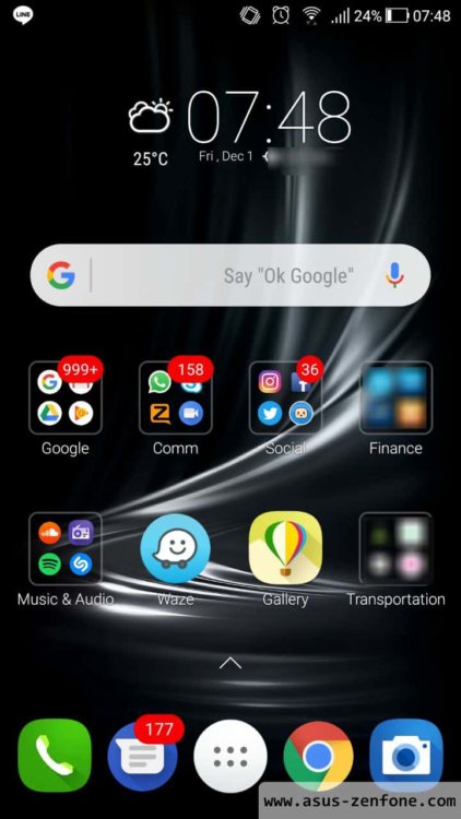ZenUI на основе Android 8.0 Oreo?