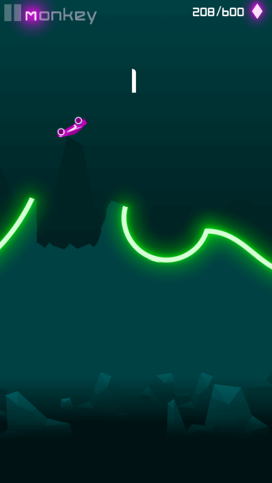 Rider — космические гонки одним пальцем. Фото.