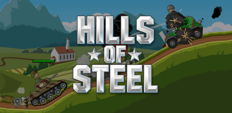 Hills of Steel — танковые сражения в стиле Hill Climb Racing. Фото.