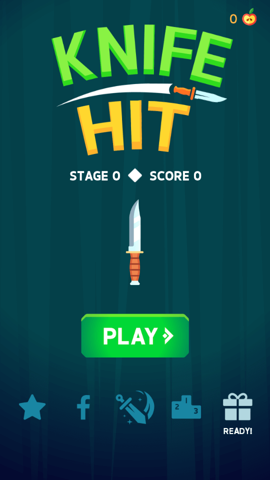 Knife Hit — спортивное метание ножей в брёвна. Фото.