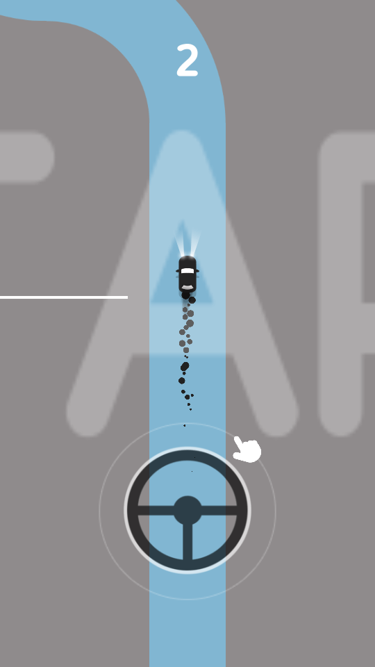 Finger Driver — новинка от Ketchapp. Фото.