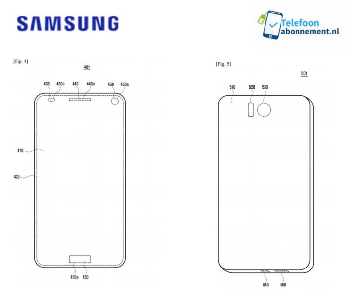 Samsung встроит селфи-камеру в дисплей Galaxy Note 9? Фото.