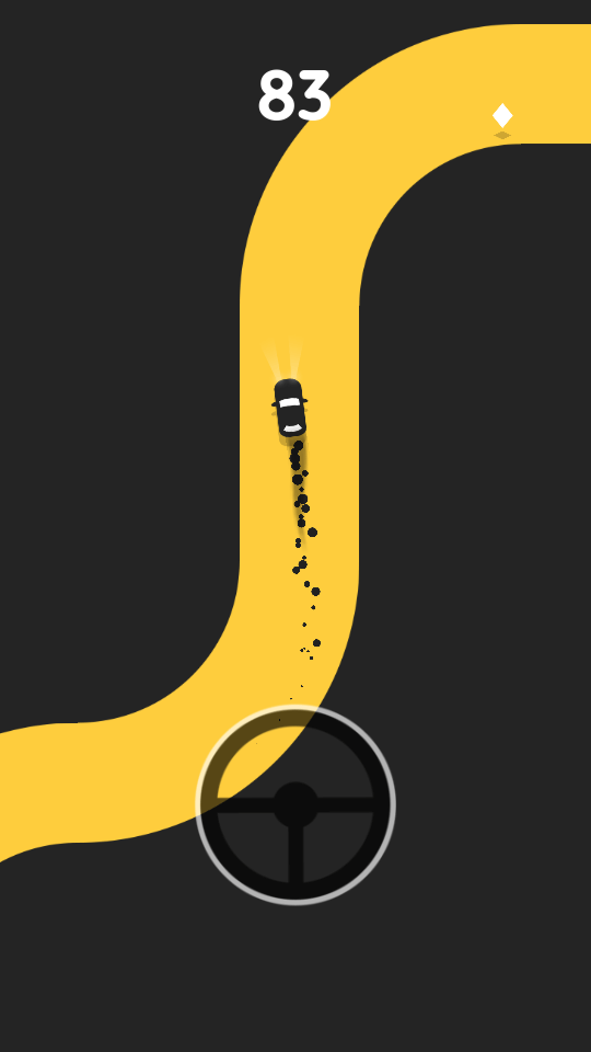 Finger Driver — новинка от Ketchapp. Фото.