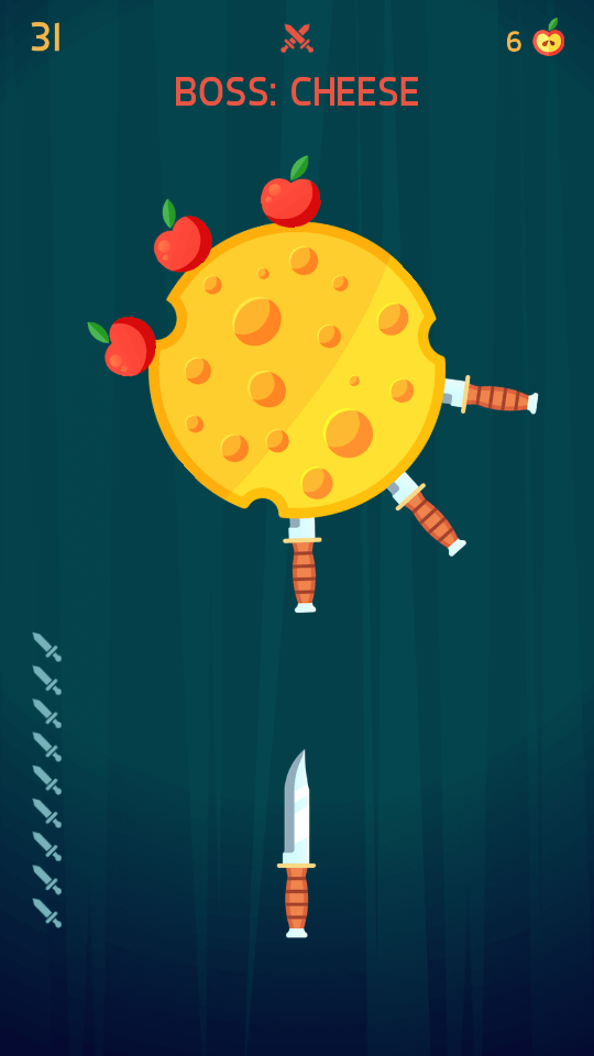 Knife Hit — спортивное метание ножей в брёвна. Фото.