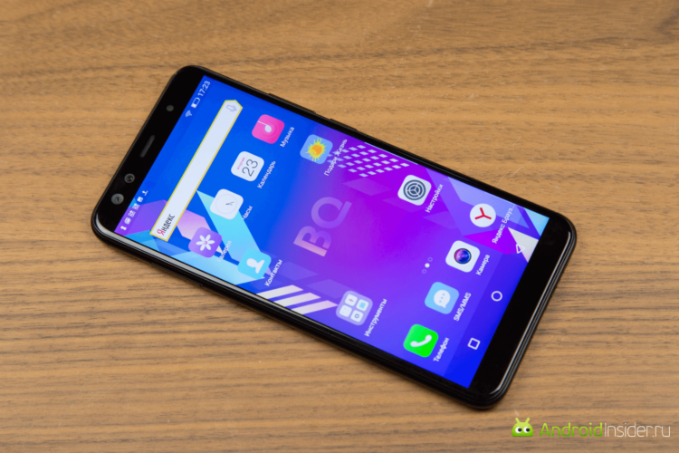 BQ Aurora — четыре разных взгляда на мир. Экран. Фото.