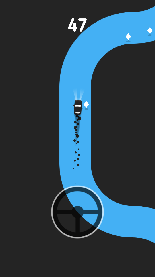 Finger Driver — новинка от Ketchapp. Фото.