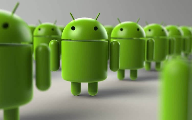 Доля рынка Android. Android он везде. Фото.