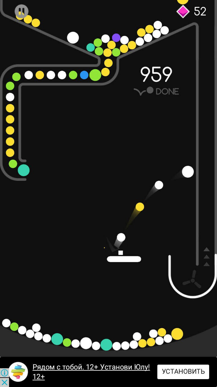 Color Ballz заставит поберечь шары. Фото.