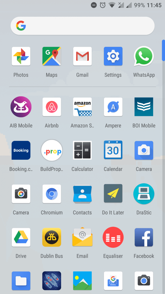 Разработчик портировал лончер Android One с Xiaomi Mi A1 на другие смартфоны. Фото.