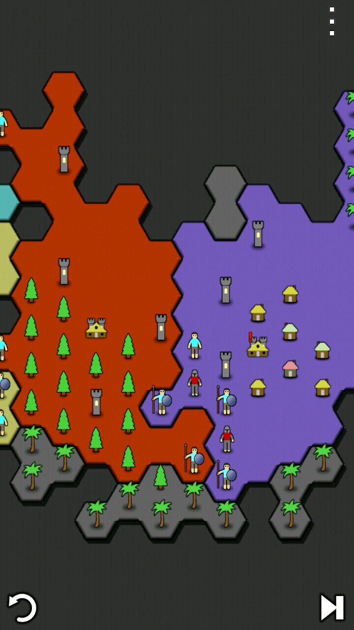 Antiyoy — лучшая пошаговая стратегия. Фото.