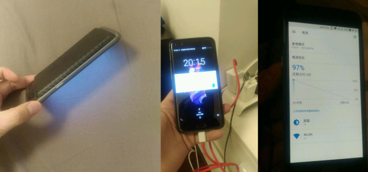 Пользователь нашел радикальный способ увеличить автономность OnePlus 5. Фото.