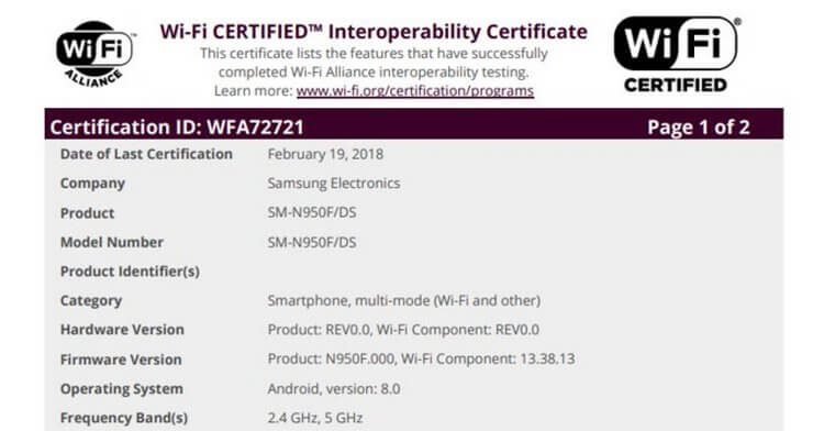 Samsung готова к выпуску Android Oreo для Galaxy Note 8.. Фото.