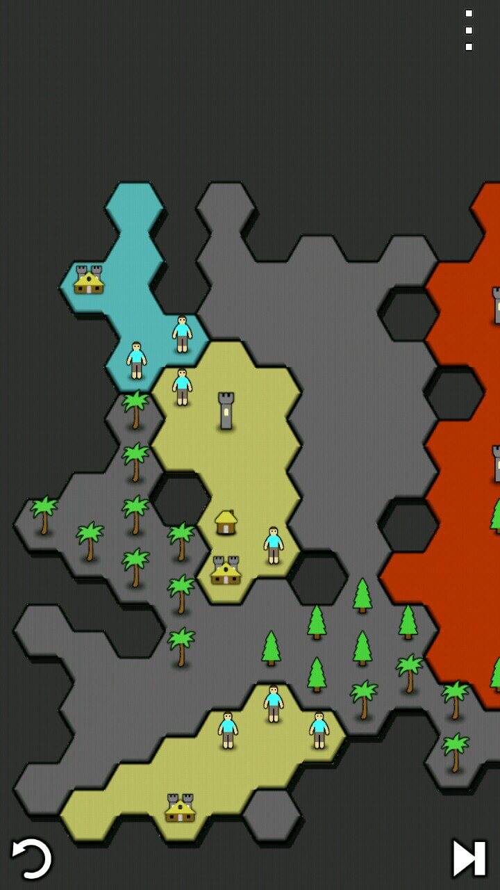 Antiyoy — лучшая пошаговая стратегия. Фото.