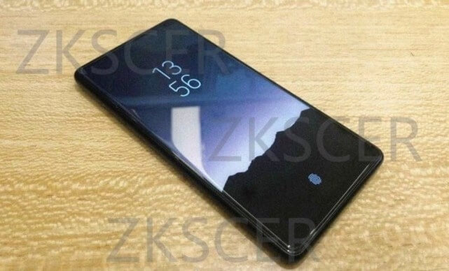 Сканер отпечатков пальцев в экране Xiaomi Mi Mix 2S? Изображение. Фото.