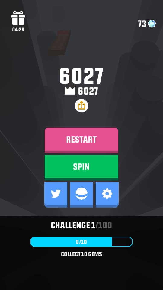 Sky Ball — очередная новинка от Ketchapp. Фото.