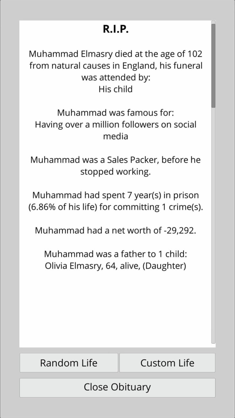 InstLife — симулятор жизни. Фото.