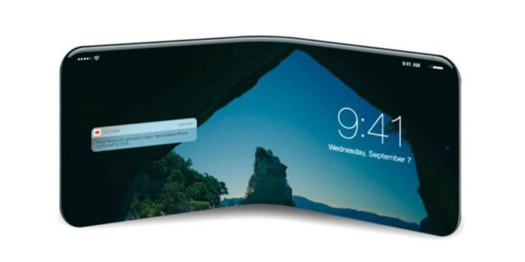 Samsung выпустит гибкий смартфон на год раньше Apple. Фото.