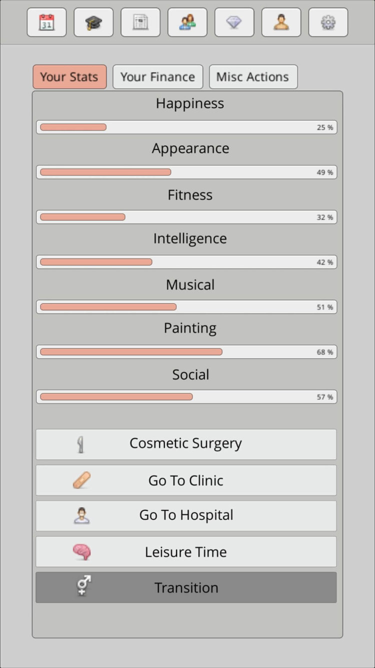InstLife — симулятор жизни. Фото.