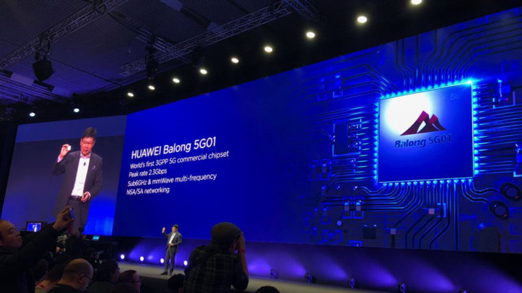 Huawei представила 5G-чип