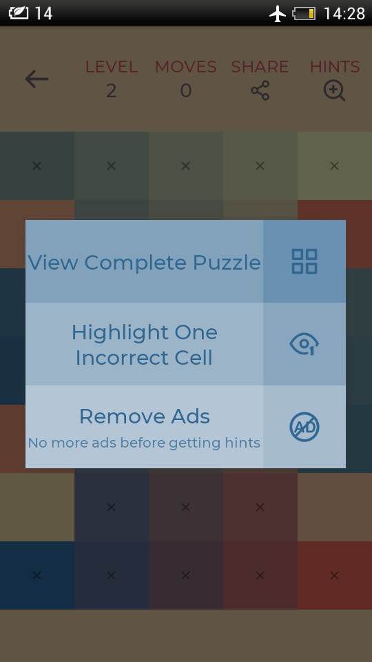 Цветная головоломка — как пятнашки, только сложнее. Фото.