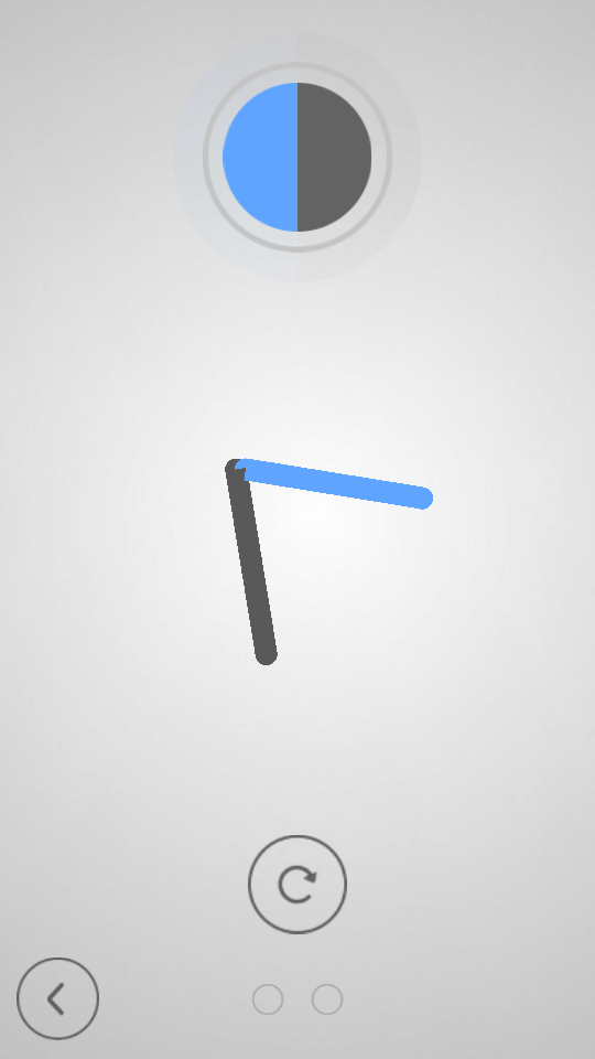 Black Blue — минималистичный пазл для разноцветного удовольствия. Фото.