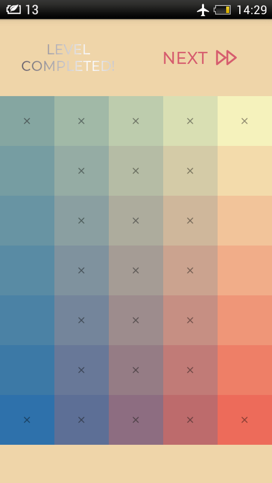 Цветная головоломка — как пятнашки, только сложнее. Фото.