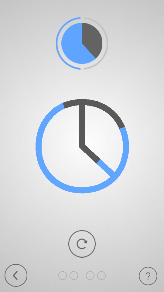 Black Blue — минималистичный пазл для разноцветного удовольствия. Фото.