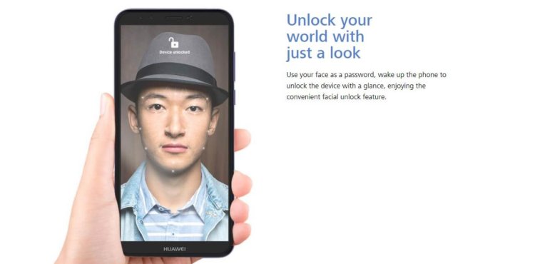 Представлен Huawei Y6: Face Unlock, FullView-дисплей, громкий динамик. Фото.