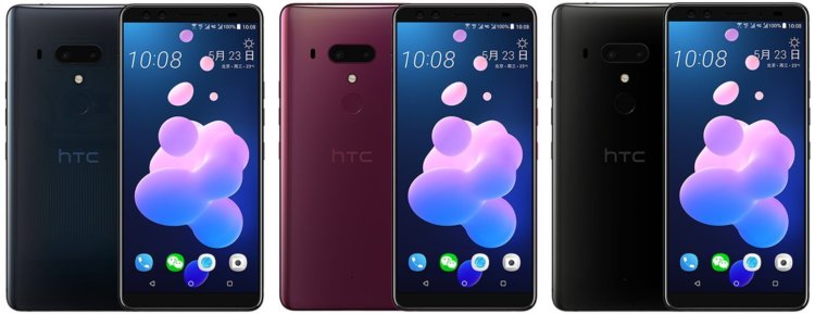 HTC U12+ — пресс-рендеры и технические подробности? Дизайн HTC U12+ — без выемки в дисплее. Фото.
