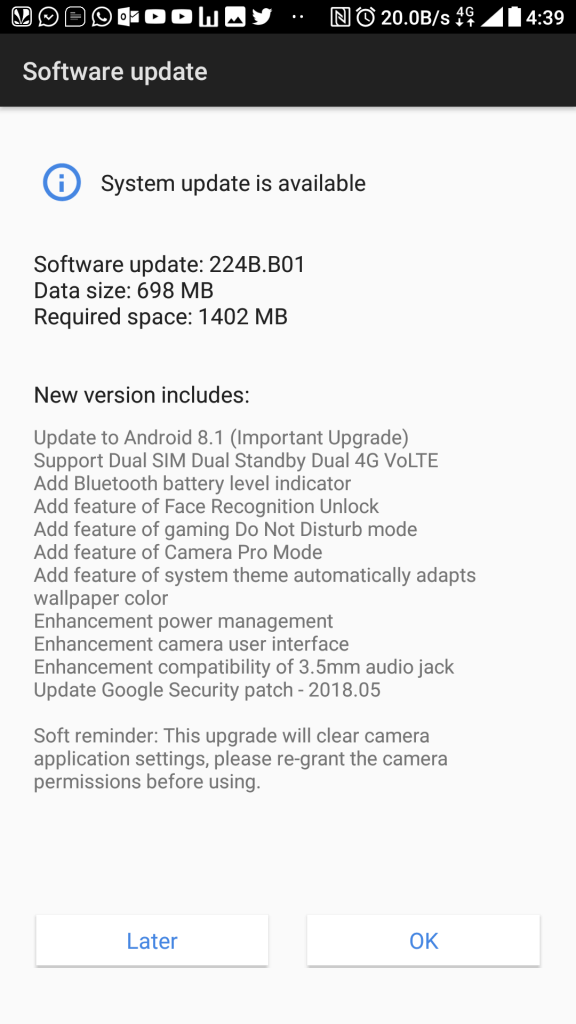 До Android 8.1 Oreo обновляют еще один смартфон Nokia. Фото.