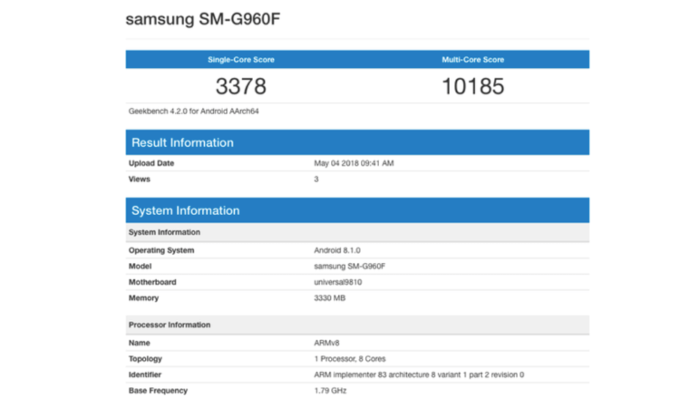 Samsung заканчивает тестирование Android 8.1 для Galaxy S9. Фото.