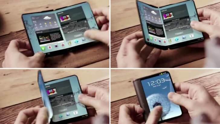 Производство экранов складываемого Samsung X начнется летом? Фото.