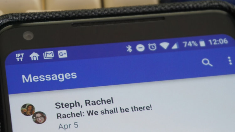 Веб-версия Android Messages от Google стала доступной для всех. Фото.